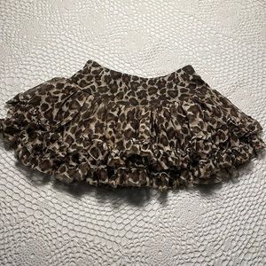 Animal print ruffle skirt 1989 Place 9 to 12 months